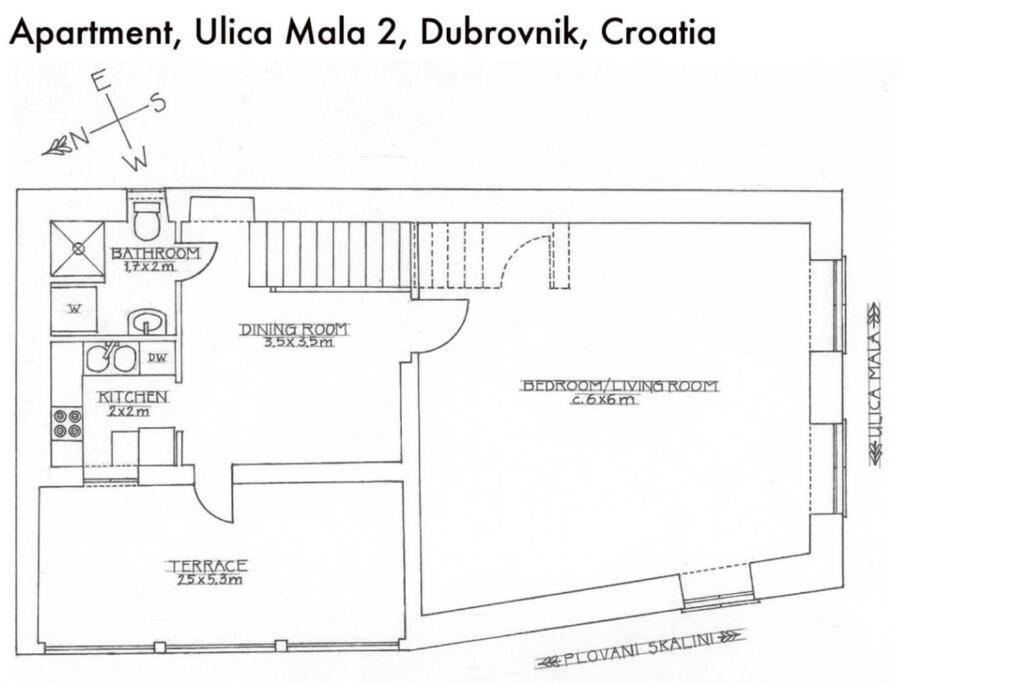 1-Bdrm With Terrace In The Old Town Lejlighed Dubrovnik Eksteriør billede